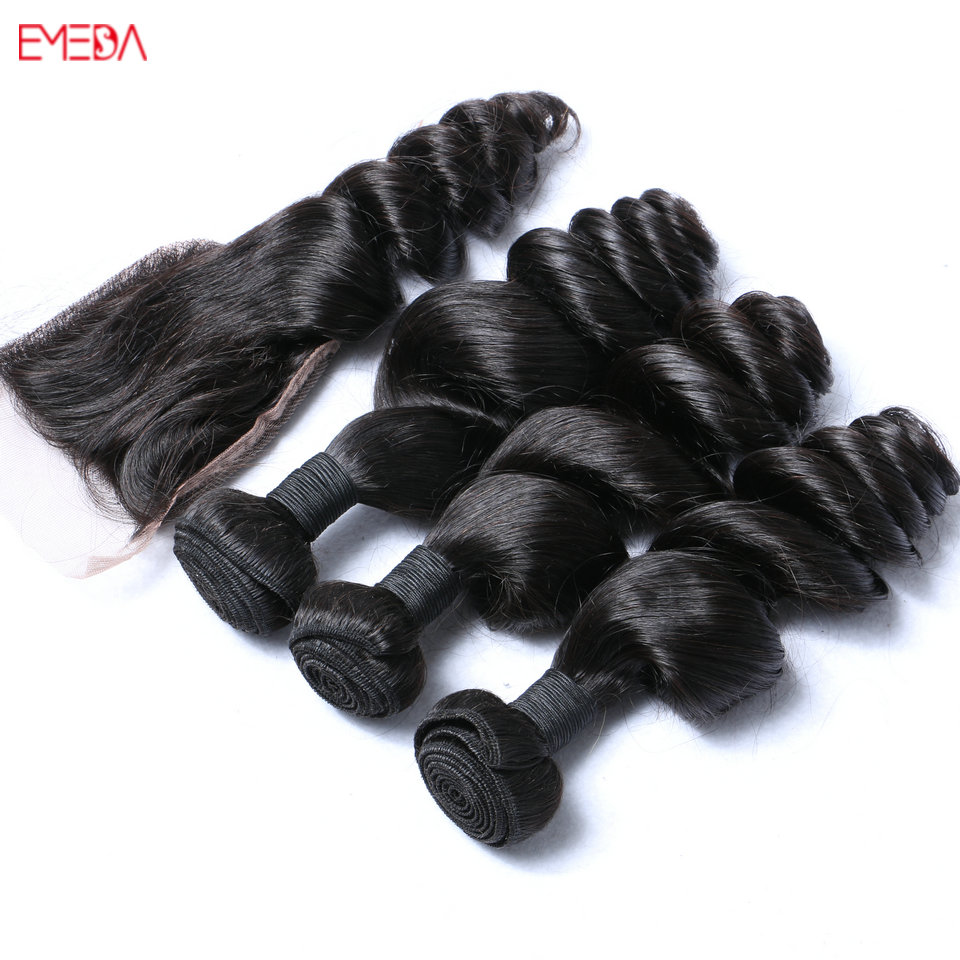 Best brazilian hair extensions hair bundle deals human hair weave HN124